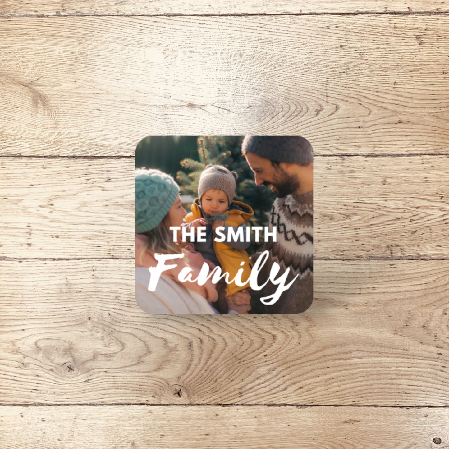 Personalised Family Photo Coaster