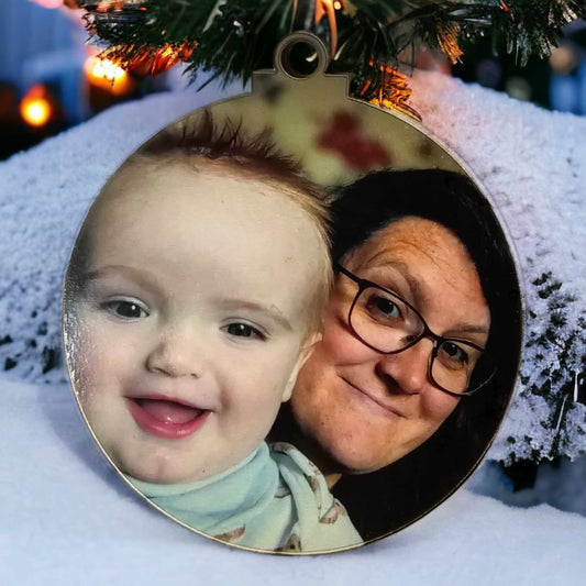Personalised Photo Bauble