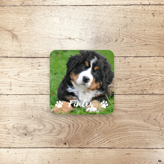 Personalised Dog Photo Coaster