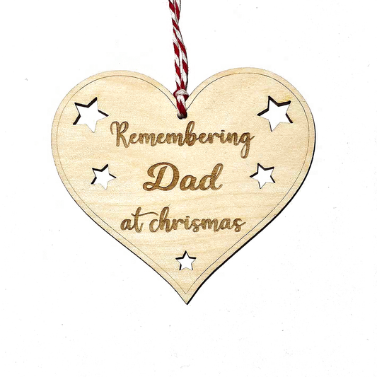 Remembering Dad At Christmas Tree Decoration